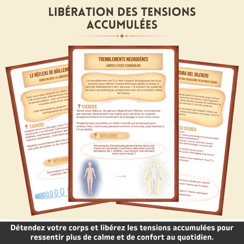 Cahier Thérapeutique De Régulation Somatique - Rééquilibrez Votre Système Nerveux Naturellement