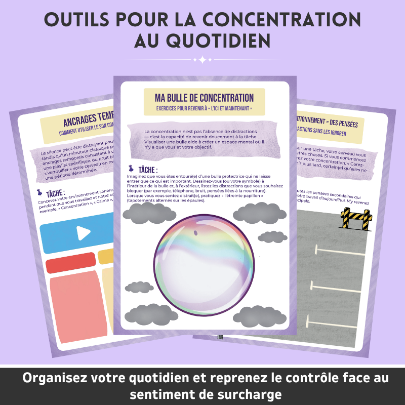 TDAH  Ensemble D’outils Pour Soutenir Les Fonctions Exécutives