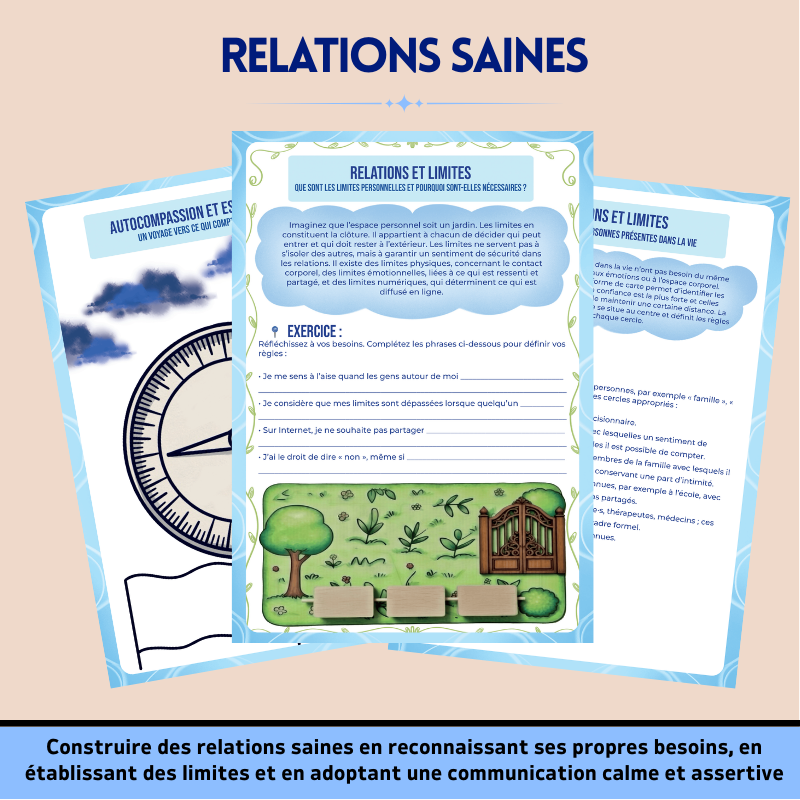 Cahier d’exercices De Thérapie pour Adolescents - Plus De 9+ Outils Approuvés Par Des Thérapeutes Qui Aident À Développer La Confiance En Soi, La Clarté Mentale Et La Force Émotionnelle Tout En Soutenant Le Développement Des Adolescents