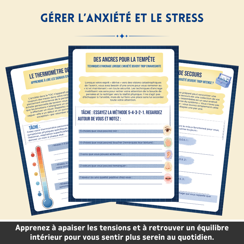 Trouble Obsessionnel Compulsif (TOC) – Cahier Thérapeutique – Outils Thérapeutiques et Stratégies d’Adaptation