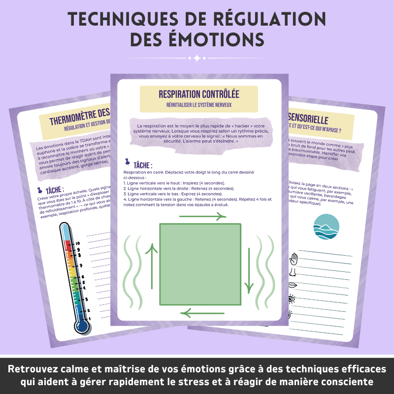 TDAH  Ensemble D’outils Pour Soutenir Les Fonctions Exécutives