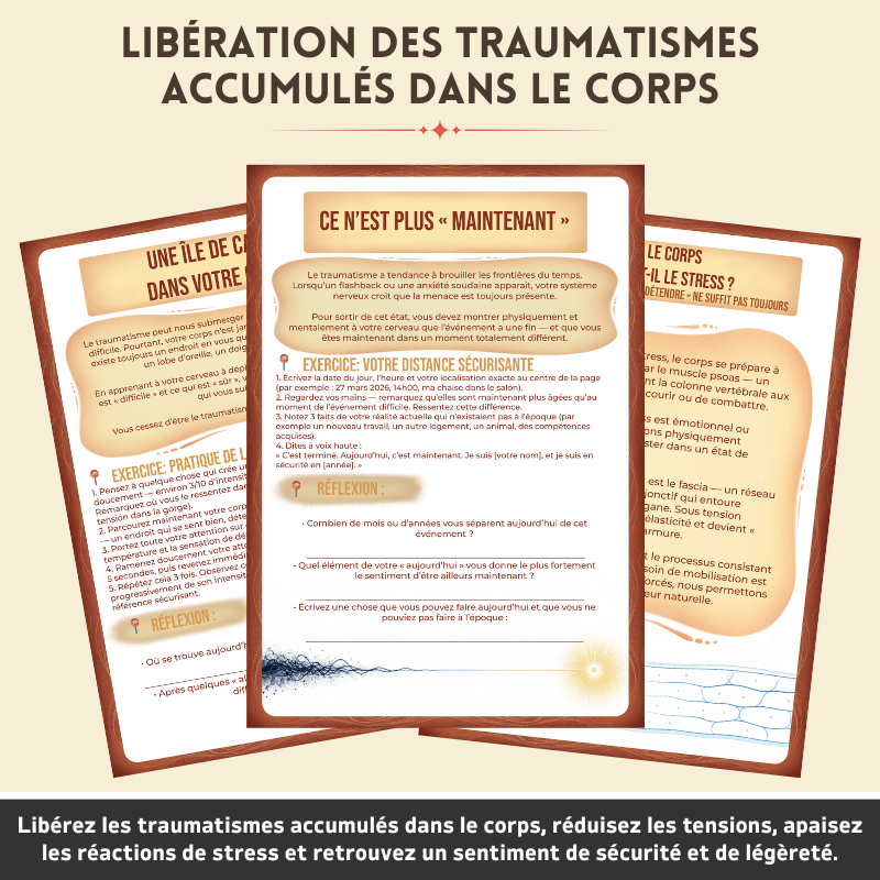 Cahier Thérapeutique De Régulation Somatique - Rééquilibrez Votre Système Nerveux Naturellement