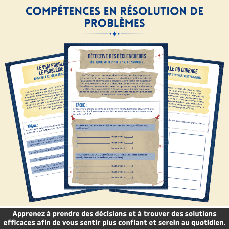 Trouble Obsessionnel Compulsif (TOC) – Cahier Thérapeutique – Outils Thérapeutiques et Stratégies d’Adaptation