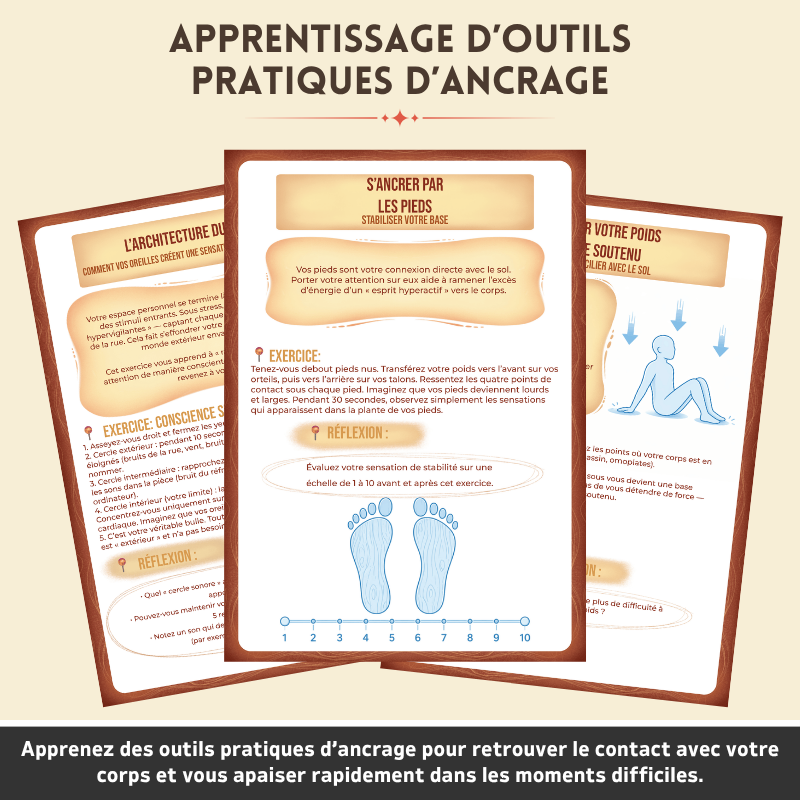 Cahier Thérapeutique De Régulation Somatique - Rééquilibrez Votre Système Nerveux Naturellement