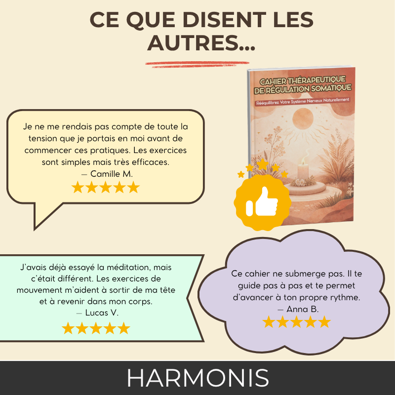 Cahier Thérapeutique De Régulation Somatique - Rééquilibrez Votre Système Nerveux Naturellement