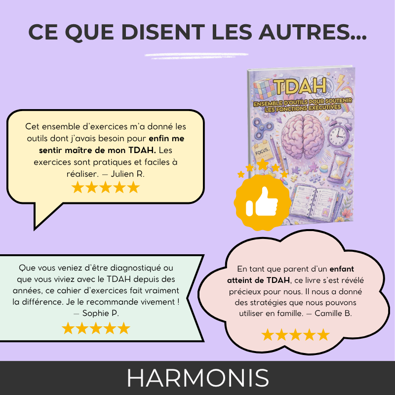 TDAH  Ensemble D’outils Pour Soutenir Les Fonctions Exécutives